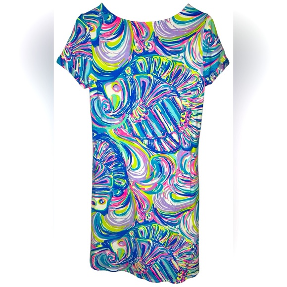 Lilly Pulitzer Tammy T Shirt Dress Multi Gillty Pleasure Swirl Womens Small - Picture 6 of 7